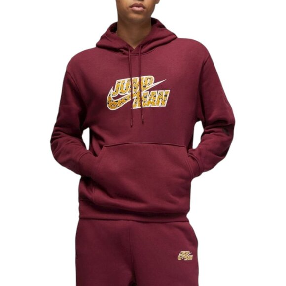 Nike Air Jordan Men's Size 2XL Sweatsuit 2pc Tracksuit Matching Burgundy Set NWT - Picture 4 of 11